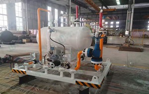 鲁迪石化成功交付一台车载两相分离器设备